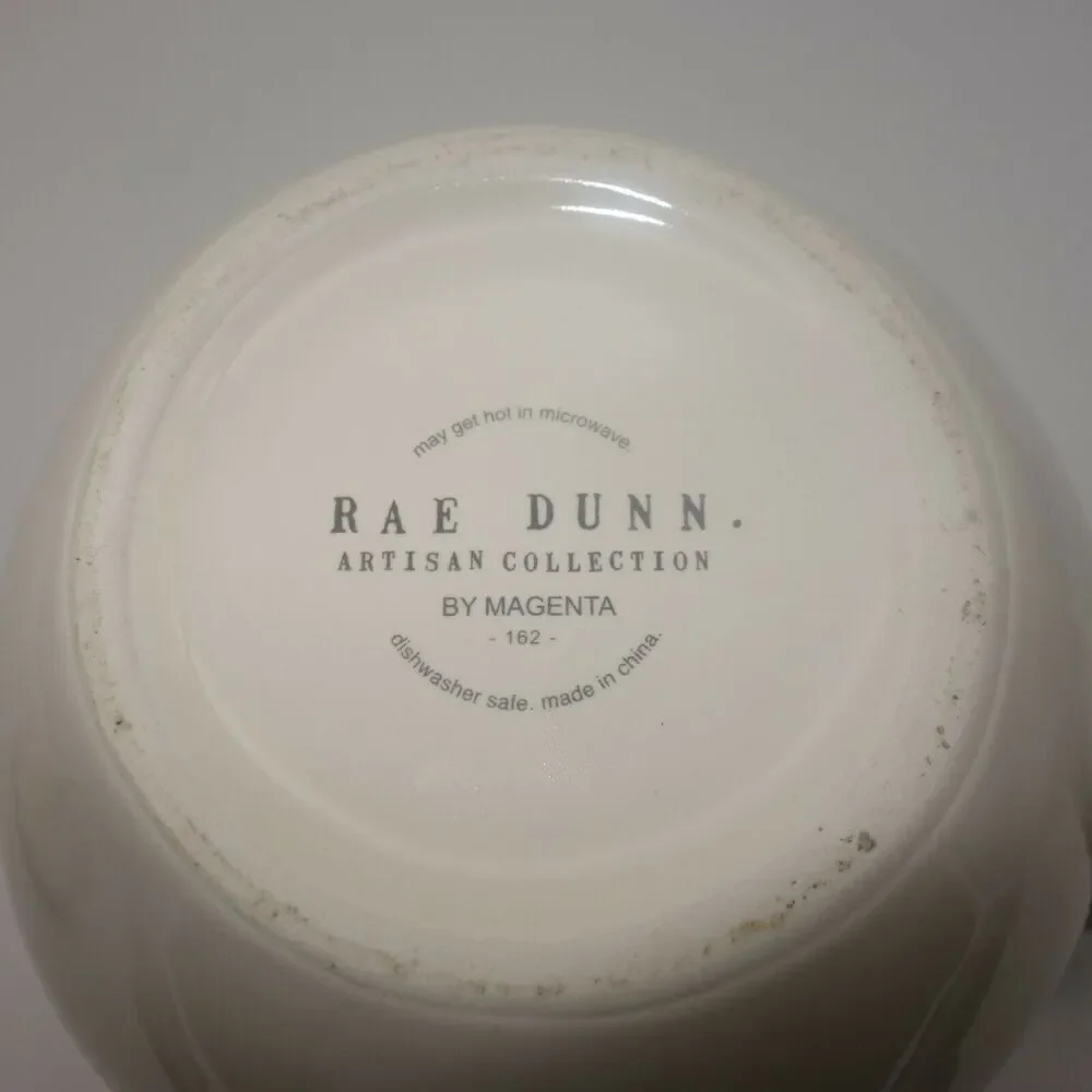 Rae Dunn Artisan by Magenta Blue Indigo Line Collection Teapot